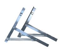 Heavy Duty Air Conditioner Bracket, Stainless Steel Wall Mount Holder, Space-Saving Outdoor Console Support for Balconies, Patios, Cages, Exterior Units, 19,69 x 2,2 x 2,2 pollici