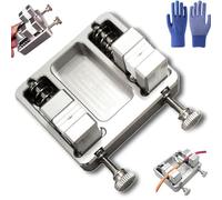 Heavy-Duty Aluminum Welding Clamp with Temperature-Resistant Jaw, Soldering Wire Clamp Fixture Bracket for Circuit Board Mounting & DIY Assembly, Metal Welding Station Tool