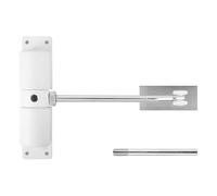 Heavy Duty Automatic Door Closer, Metal Adjustable Spring for Silent Closing on Indoor & Exterior Hinged Doors, 1 set (2 pezzi)