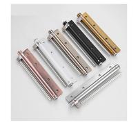 Heavy Duty Automatic Gate Closer, Adjustable Aluminum Alloy Outdoor Closure with Fire-Proof Spring & Soft Close, Self-Closing Gate Hardware(Silver)