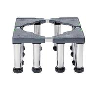 Heavy Duty Base per Lavatrice con 12 Piedi,Altezza 23-26cm,Carrello Lavatrice per Lavatrice Asciugatrice e Frigorifero,Capacità di Peso 250 kg,Base Lavatrice Regolabile Larghezza 45-70cm