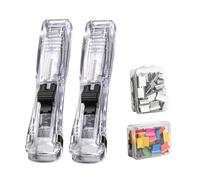 Heavy Duty Binder Stapler, Ergonomic Paper Clamp Tool, 6.10 Inches Document Fastener with Strong Grip, Alloy Steel Binding Clip, Office Supply with Modern Style, Paper Organizer for School Office