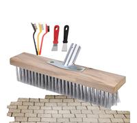 Heavy Duty Broom - Garden Broom Outdoor Heavy Duty | Wire Head | Metal Yard Brooms With Socket For Wooden Handle, Strong Outdoor For Garden, Patio, Stone, Concrete & Floor Cleaning