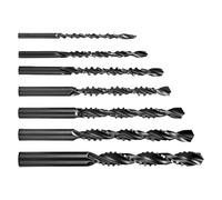 Heavy-Duty Carbide Drill Bits - 7 pezzi 135° Beveled 4 in 1 Power Tool Set, Precision Screwdriver Drill Bit Kit per metallo legno resina con materiale resistente al carbonio, multi-purpose Cutting