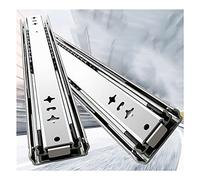 Heavy Duty cassetto scorrevole 1000 mm - Estensione completa lato montaggio cuscinetto a sfera Ra 3 sezioni guide capacità 98 kg - ideale per cucina e garage soluzioni di stoccaggio