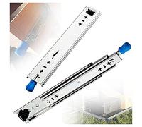 Heavy Duty cassetto scorrevole con serratura 300 mm estensione completa guide telescopiche 120 kg capacità di carico 1 paio ideale per armadi e mobili 58 pollici = 1450 mm