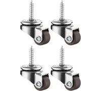 Heavy Duty Caster Wheels | 4-pack Furniture Replacement