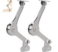 Heavy Duty Cerniera di Supporto Coperchio con Soft Close Pieghevole Coperchio Stay Cerniera per Cabinet Cucina Armadio Camera Giocattolo 2pcs (A01#)