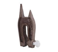 Heavy Duty Chainsaw Vise, Clamp Sharpener Tool, 4.45in Stump Mount Fixture, Metal Holding Device, Workshop Accessory with Rugged Design, Sharpening Aid for Forestry Carpenters