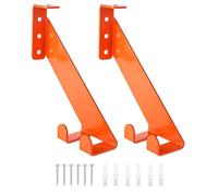 Heavy Duty Chainsaw Wall Mounts, Strong Stainless Steel Material, Orange Color, Chainsaw Rack Storage, Garage Wall Tool Mount, Easy To Mount, for Workshop, Garden, Shed