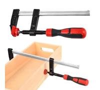 Heavy Duty Clamp Set, Parallel Carpenter Clamps, 5.91x1.38in Woodworking Grip Tool With Strong Pressure System, Steel Frame Clamping Design, Cabinet Framing Gluing Use