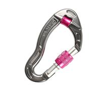 Heavy Duty Climbing Carabiners - Professional Rock Connector, Durable Locking Clip for Rappelling, Mountaineering, Hiking, Rescue, Tree Work, Adventure Sports | Lightweight Aluminum Alloy Hook