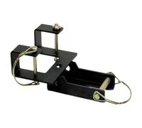 Heavy Duty Coupler, Trash Can Hitch, 6.38 Inch Metal Receiver with Strong Load, Sturdy Towing Attachment, Garbage Connector with Secure Design, Outdoor Transporter for Containers