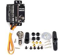 Heavy Duty Digital Sterzo Servo 35kg Torsione IP67 Impermeabile Metal Gear Cassa di Alluminio Misura Per 1/10 Crawlers Full Alluminio