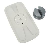 Heavy Duty Dock Anchor Base Cleat Seat, Wireless Rope Tight Anchor Base for Inflatable Boat Kayak Canoe, PVC Deck Lock Anchor Base with Paddle Clip for Marine Fishing Raft Dinghy