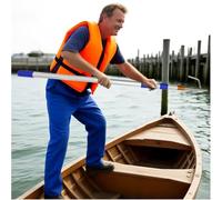 Heavy Duty Dock Push Pull Boat Hook, lunghezza regolabile 1,8 - 7,9 m, per barca a vela yacht skiff, push & grpling