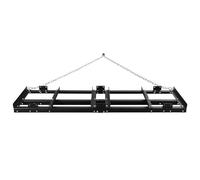 Heavy Duty Drag Harrow Driveway Grader, Tow-Behind Landscape Rake con catena da 4,6 m per ATV, UTV, trattore, ideale per ghiaia, livellamento e manutenzione del prato