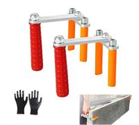 Heavy Duty Drywalls Carriers Tool with Nonslip Handle- Ergonomic Board Artifact Carrier for Renovation, Multifunctional Panel Lifting for Slabs Door Granites Pane (2PCS)