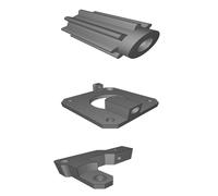 Heavy Duty Extruder Upgrade for Ender 3 3D Printer - Screw Lock Mechanism