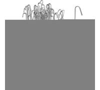 Heavy Duty Fence Hook Ties, Aluminum Chain Link Fastening Straps, 10.5in, Rust-Resistant Durable Design, Secure Fixing, Multipurpose Wire Clips for Outdoor Fencing, Garden Lawn Patio Playground