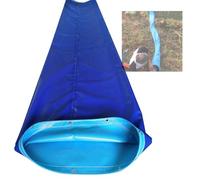 Heavy Duty Fish Release Slide Canvas Scivolo 1.4x5m Pesce Conveyor Tarpaulin per il carico e lo scarico dello stagno Cinghia scorrevole di movimentazione durevole per il movimento efficiente dei pesci