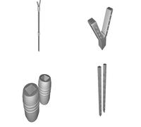 Heavy-Duty Fishing Rod Holder for Carp Fishing - Detachable Design