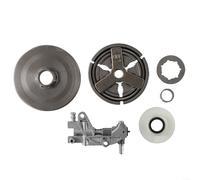 Heavy Duty Frizione Drum Assembly Pignone Rim Pompa Olio E Per Set di Cuscinetti Ingranaggio A Vite Per Cinesi 4500 5200 5800 Motoseghe 45cc 52cc 58cc Kit di Ricambio Motore