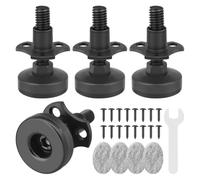 Heavy Duty Furniture Levelers 3/8''-16 Thread T-Nut Kit
