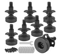 Heavy Duty Furniture Levelers 3/8''-16 Thread T-Nut Kit