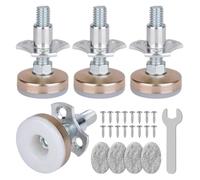 Heavy Duty Furniture Levelers 3/8''-16 Thread T-Nut Kit