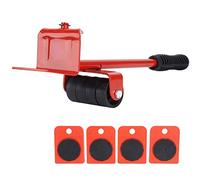 Heavy Duty Furniture Mover | 330lb Load Capacity & 360° Rotation | Easy Slide Lifting Tool for Sofas/Beds/Refrigerators | 4 Pads & Ripping Bar Included