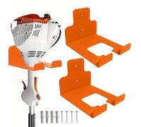 Heavy Duty Garden Tool Storage Rack Wall Mount Ganci Metallo Garage Organizer Hanger Holder per Trimmer Power Tool Attrezzature Officina Impermeabile (D)