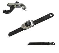 Heavy-Duty Grip Lock Strap, Connectable Multipurpos Ratchet Straps, Adjustable Metal Ratchet Buckle and Super-Strong Flexi Strap, For Reusable Secure Anything, Anywhere (1)