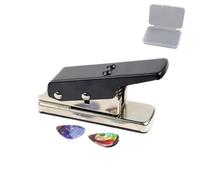 Heavy Duty Guitar Pick Maker, Guitar Picks Hole Punch, Art Craft Supplies, ABS + Metal Construction, Fast and Effective for Musicians, Small and Large Size (A)