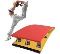 Heavy Duty Gymnastics Springboard per Vault, Pro Curved Spring Board con molle in acciaio e salto, molle spesse antiscivolo per allenamento, durevole trampolino per bambini e adulti
