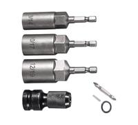 Heavy Duty Hexagonal Socket Set 8/14/10/17/12/13/19 mm Adatto per la compatibilità dell'alimentazione di alta frequenza cancellazione strumento resistente alla corrosione pulsante esagonale adatto