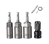 Heavy Duty Hexagonal Socket Set 8/14/10/17/12/13/19mm per la compatibilità dell'alimentazione di alta frequenza Quench strumento di riparazione per trapano adatto