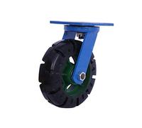 Heavy Duty Industrial Caster Wheels,Black,Anti-Skid Rubber Furniture Castor,Tire Veins Treads,360° Ball Bearing,Capacity 2400lbs,Wear-Resistant,1pcs,for Workbench,Trolley,Universal-12in