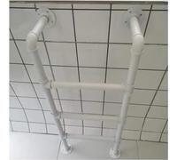 Heavy-Duty Iron Egress Ladder for Basement Window Well, Trailers, Campers, Garage, Metal Dorm Loft Bed, Black, 3.9ft/46.8in/119cm H