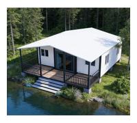 Heavy Duty isolato Container House - Villa prefabbricata espandibile con 3 camere da letto da 12,2 m per una vita permanente, piccola casa moderna con bagno, resistente agli uragani