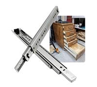 Heavy Duty Kitchen Cabinet Slides 3001400mmIndustrial Steel Guide Rails145kg Capacità di carico: 1 coppia di guide telescopiche per cassetti per un funzionamento regolare