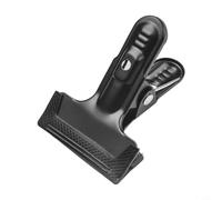 Heavy Duty lavorazione del legno metallo molla in acciaio con forti cuscinetti in gomma per bocca larga per fondali carta più tela mussola morbida temperata morsetto grip nero 4,5 cm