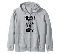 Heavy Duty Lift Heavy Get Big Weightlifting Love Gym Fitness Felpa con Cappuccio