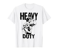 Heavy Duty Lift Heavy Get Big Weightlifting Love Gym Fitness Maglietta