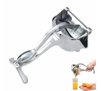Heavy Duty Manual Fruit Juicer Press,Fresh fruit Juice Squeezer,Aluminum Alloy Juice Extractor,Large Capacity Citrus Juicer Hand Press for Orange Citrus Pomegranate Grapefruit,Easy to Clean