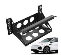 Heavy-Duty Metal Car Battery Tray - -Resistant Rust-Free Black Coating | Univeřsaĺ Battery Mounting Box Bracket | Štorage
