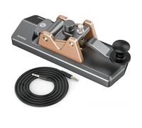Heavy Duty Morse Straight Key per PUTIKEEG Telegraph Key Morse Code Single Paddle Key in lega di alluminio Mini Key Morse Finger Morse Cw Portable Straight Key Morse Practice Key