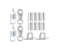 Heavy Duty Multipurpose Stainless Steel Swing Hangers for Indoor Outdoor Use, Absorb Shock And Reduce Noise, Perfect for Hammock, Porch Swing, Or