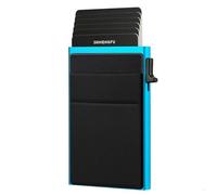 Heavy Duty Non Skimming Cassa di Carta Con Slot Regolabile 8 Capacità Carta Organizzatori In Alluminio Per Uso di Viaggi di Affari Caso Slot Regolabile