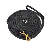 Heavy Duty Nylon Horse Lead Rope - Rugged Bull Hardware, Ensures Secure Equine Control, Resists Fraying Weather Damage, Provides Comfortable Hand Grip, Professional Statable Line | For Trai
